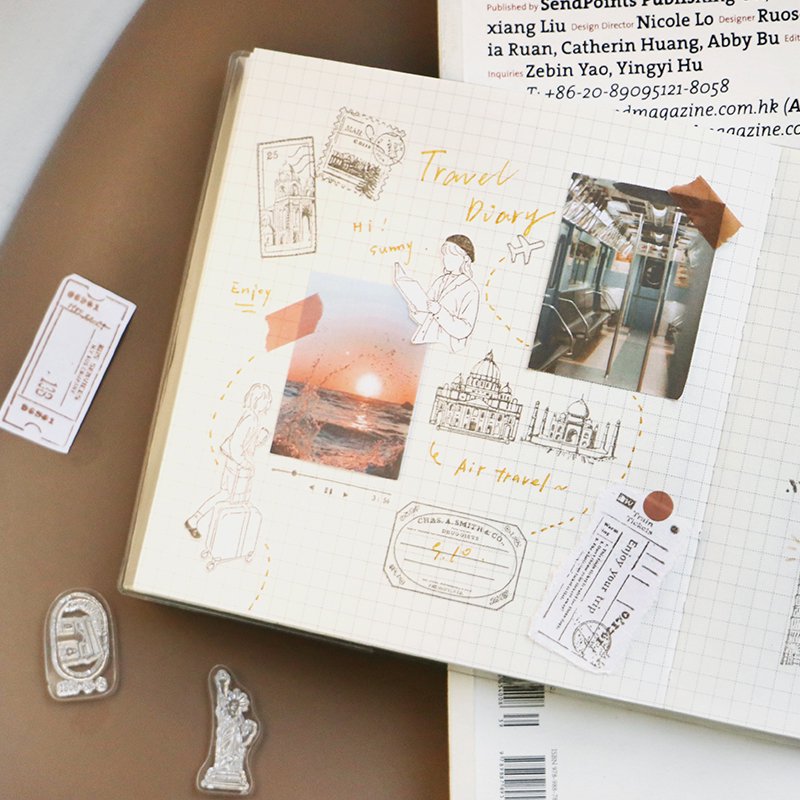 BGM Clear Stamp - Travel Souvenirs