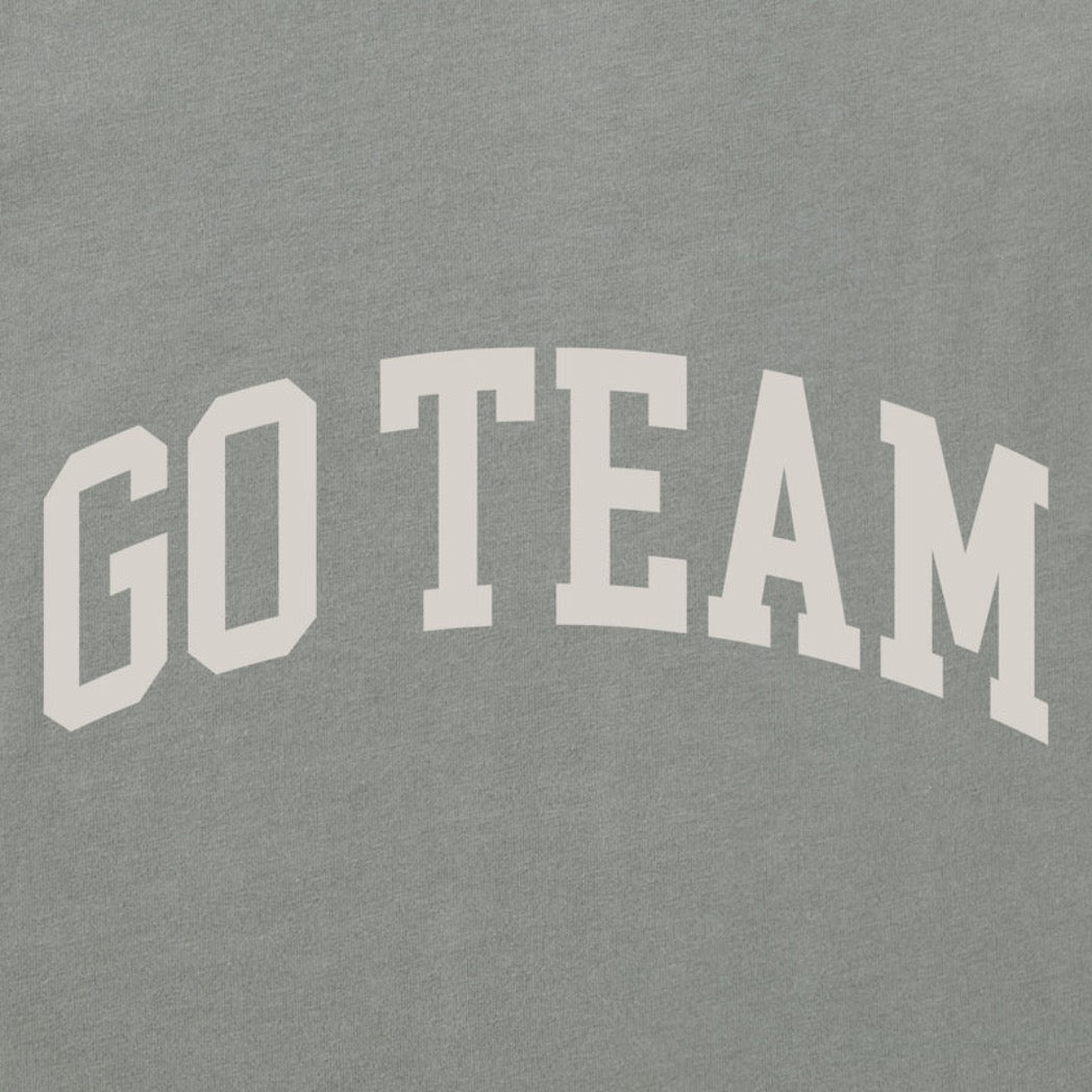 LIFE IS GOOD - WOMENS CRUSHER BOXY TEE | Go Team Iron Gray