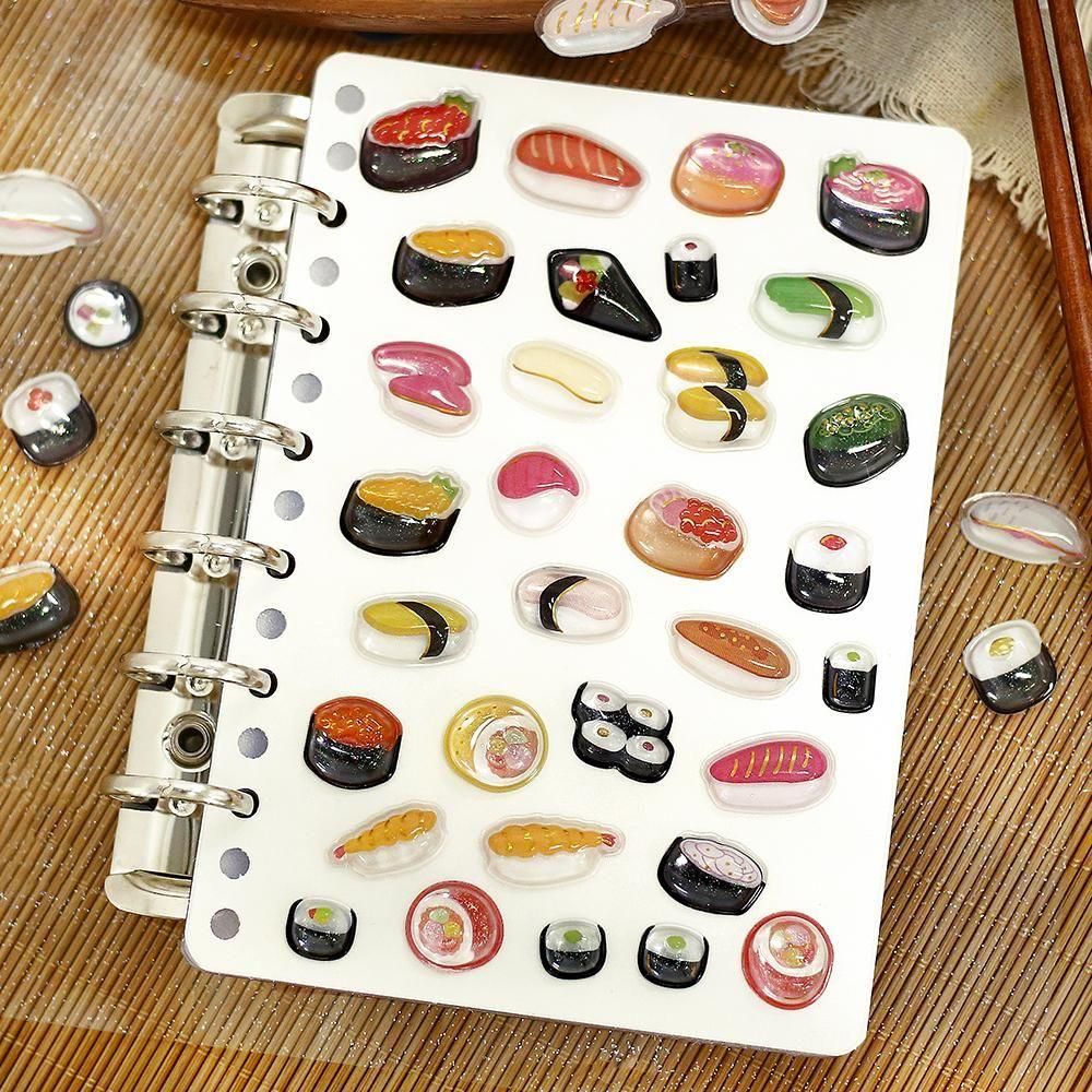 BGM 3D Sticker Sheet - Kyururun - Sushi (Coming Soon)