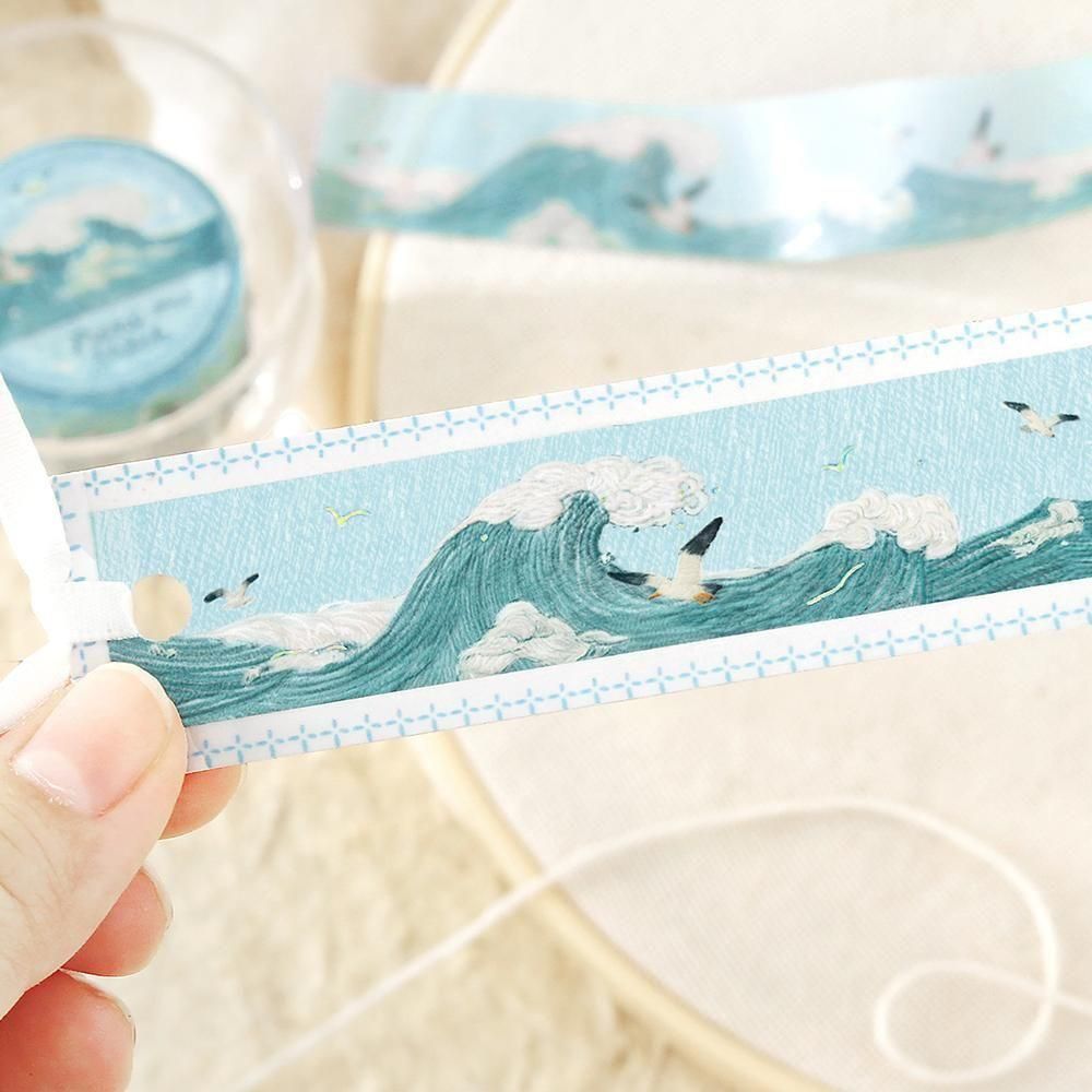 BGM Washi Tape - Foil Stamping - Pieni Stitch - Small Sea