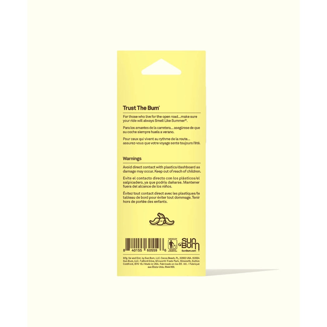 SUN BUM - Beach Original Scent Air Freshener | Banana