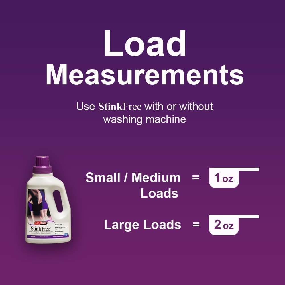 2Toms Stink Free Sports Detergent (30 oz Bottle)