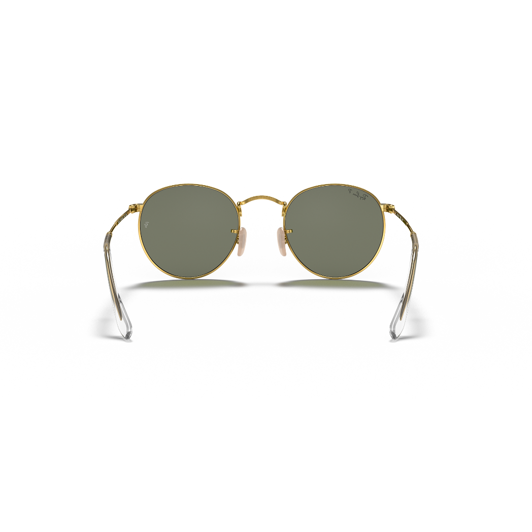 RAYBAN - ROUND METAL | Matte Arista w/ Green Polarized