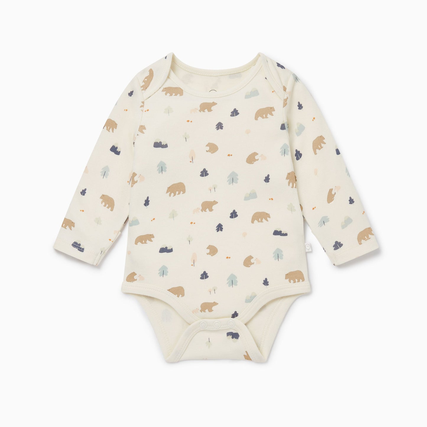 Bear Long Sleeve Bodysuit 4 Pack