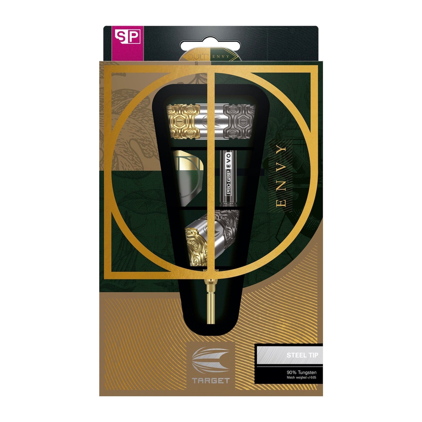 TARGET - Cult Envy SP03 Steel Tip Darts - 90% Tungsten - 26g