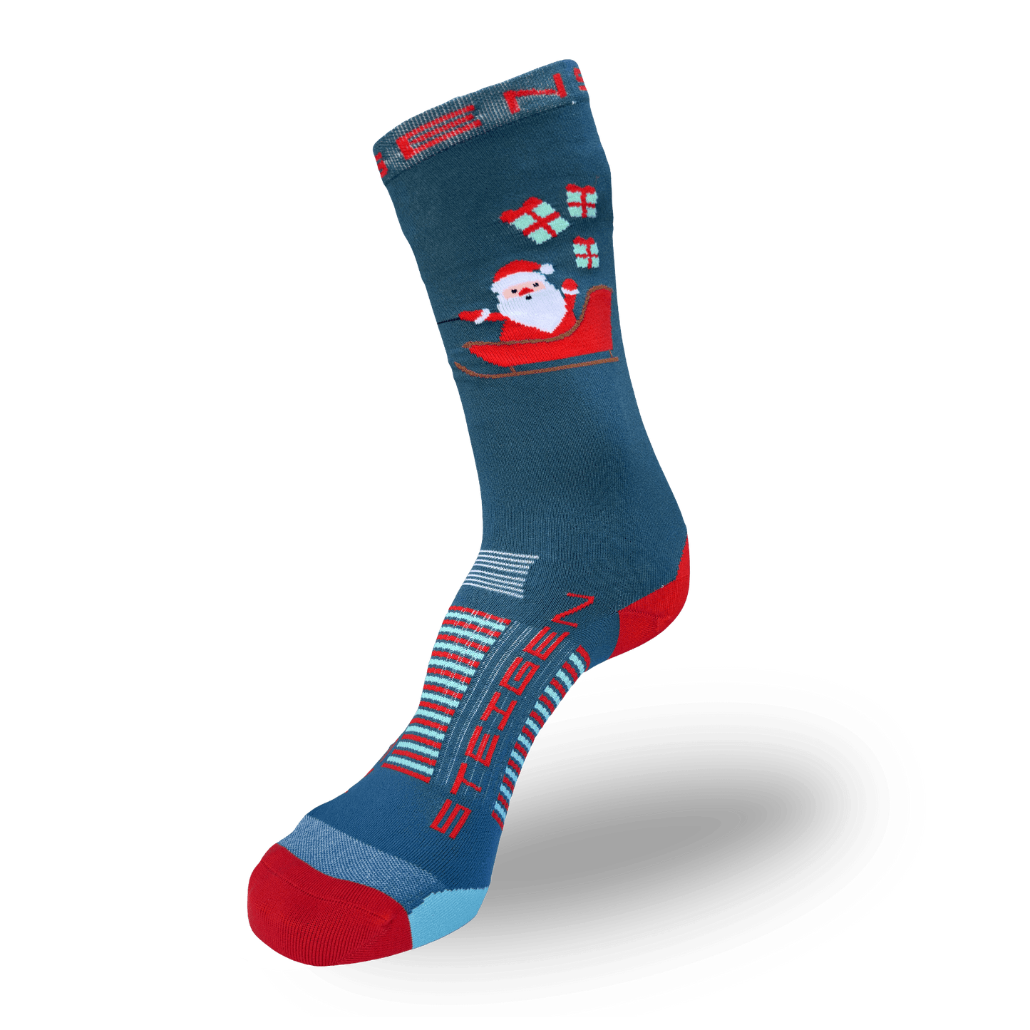 Steigen 3/4 Length Running Socks - Christmas Special Edition