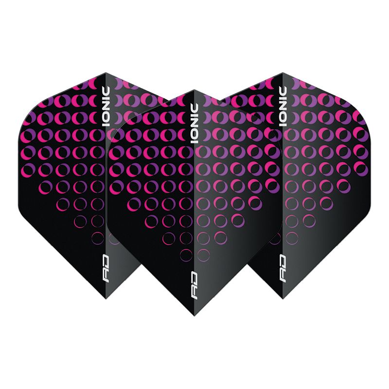 RED DRAGON - Hardcore Iconic Pink Circles Dart Flights