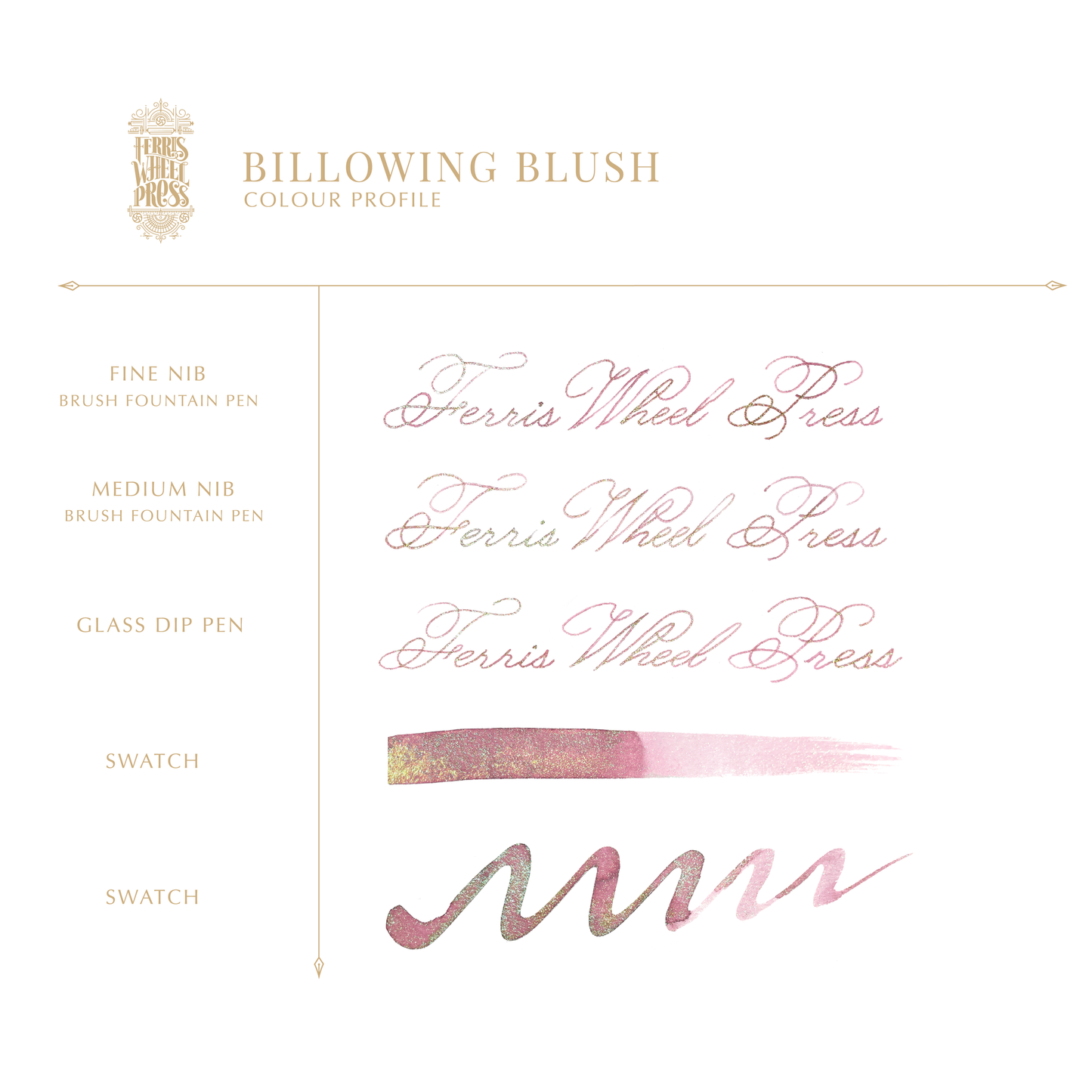 Ferris Wheel Press - The Beauty and the Beast - Billowing Blush