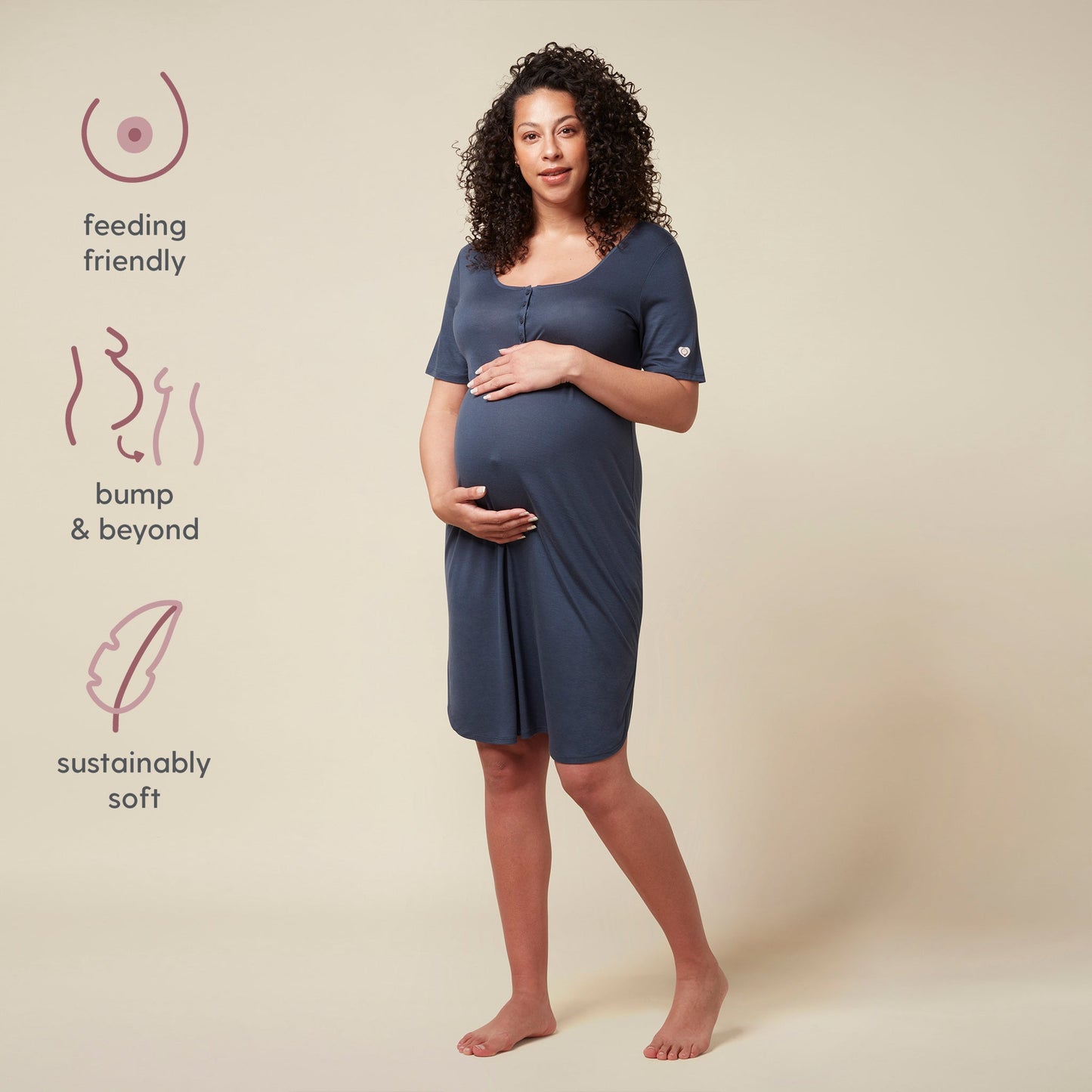bbhugme and mama by MORI Pregnancy & Nursing Bundle