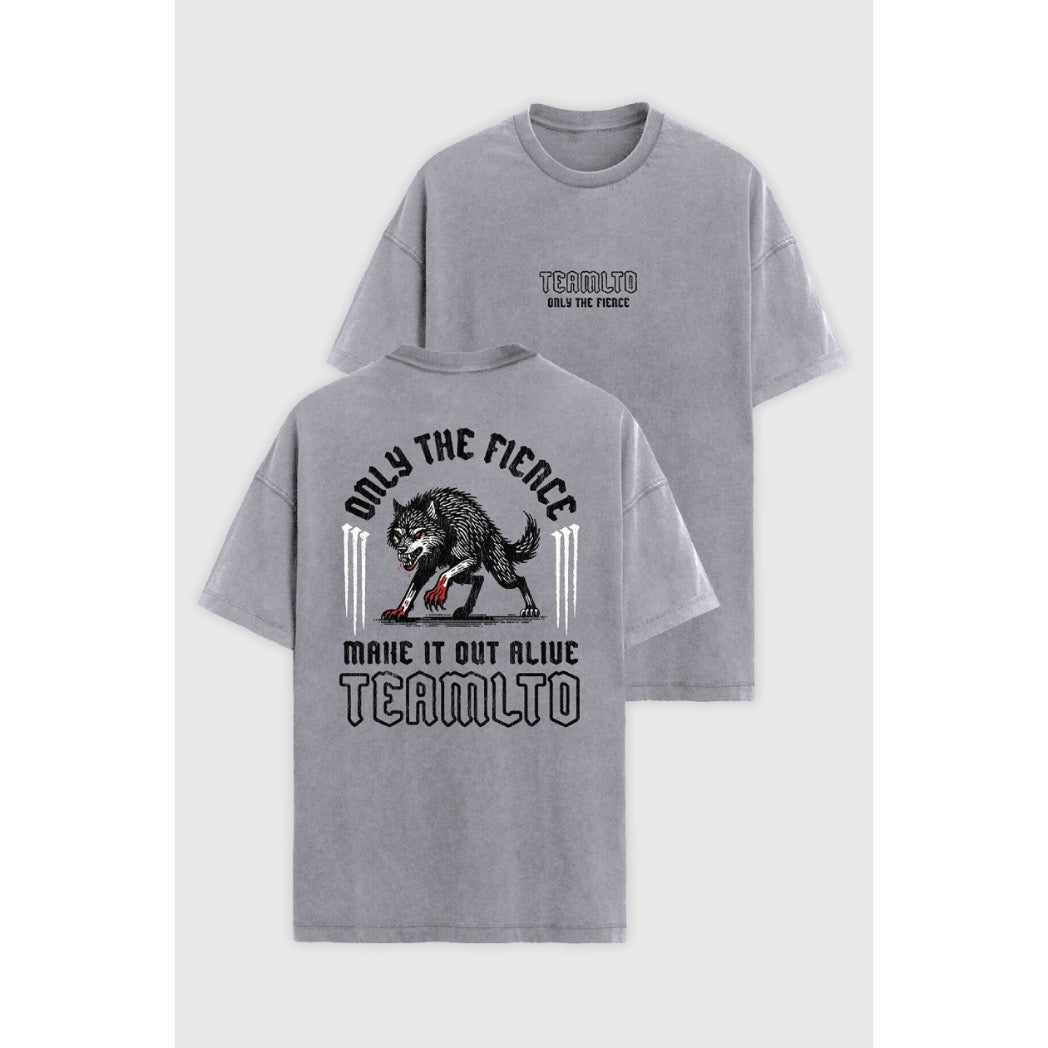 TEAMLTD - ONLY THE FIERCE TEE | VINTAGE GREY