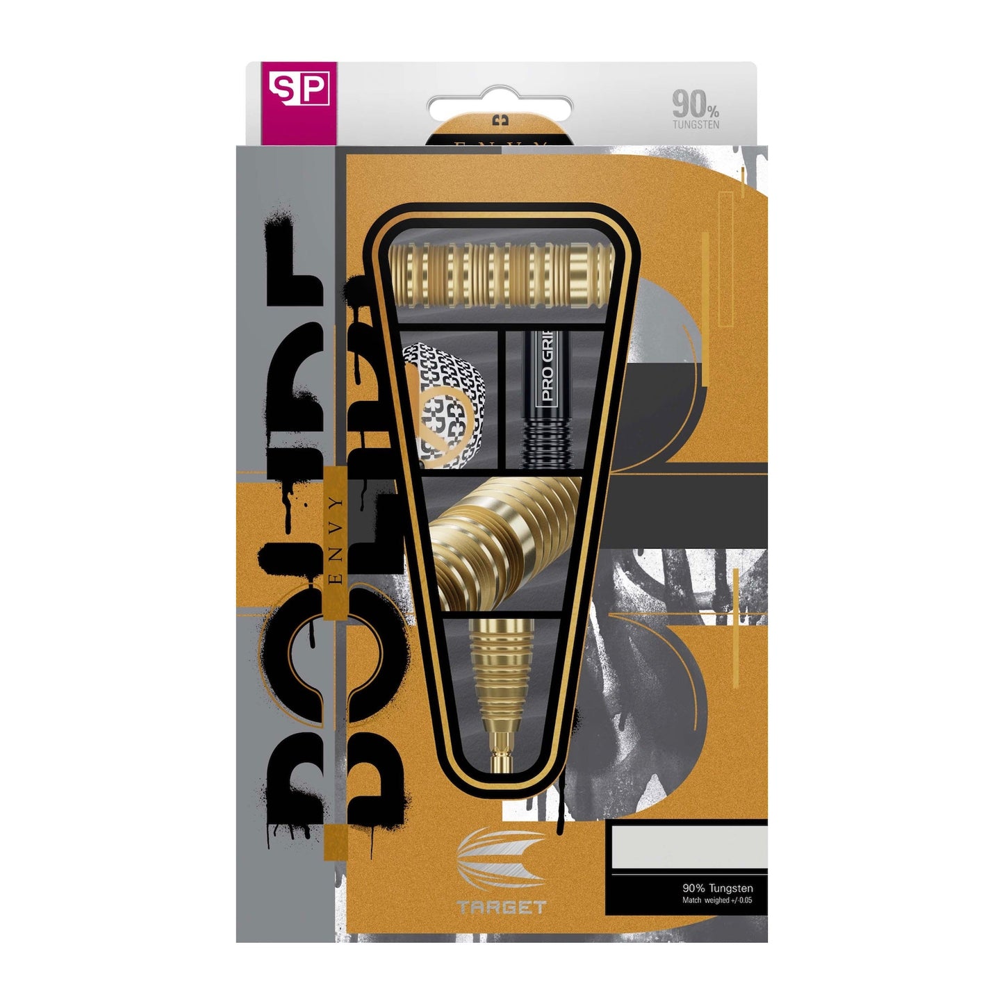 TARGET - 22g - Bolide Envy SP02 - Steel Tip Swiss Point - 90% Tungsten Darts