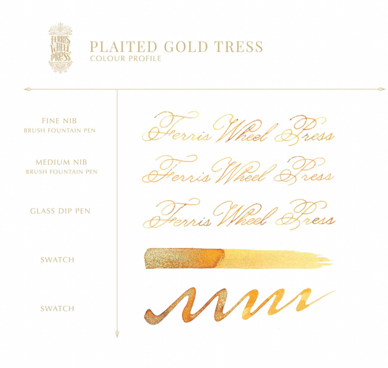 Ferris Wheel Press - Once Upon A Time - Plaited Gold Tress