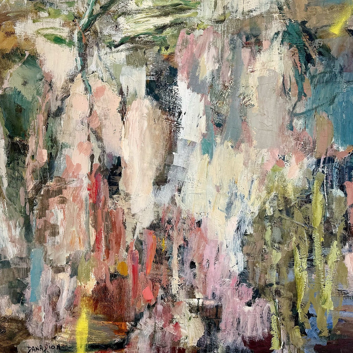 dana dion | original artwork | where silence gathered (110x150cm)