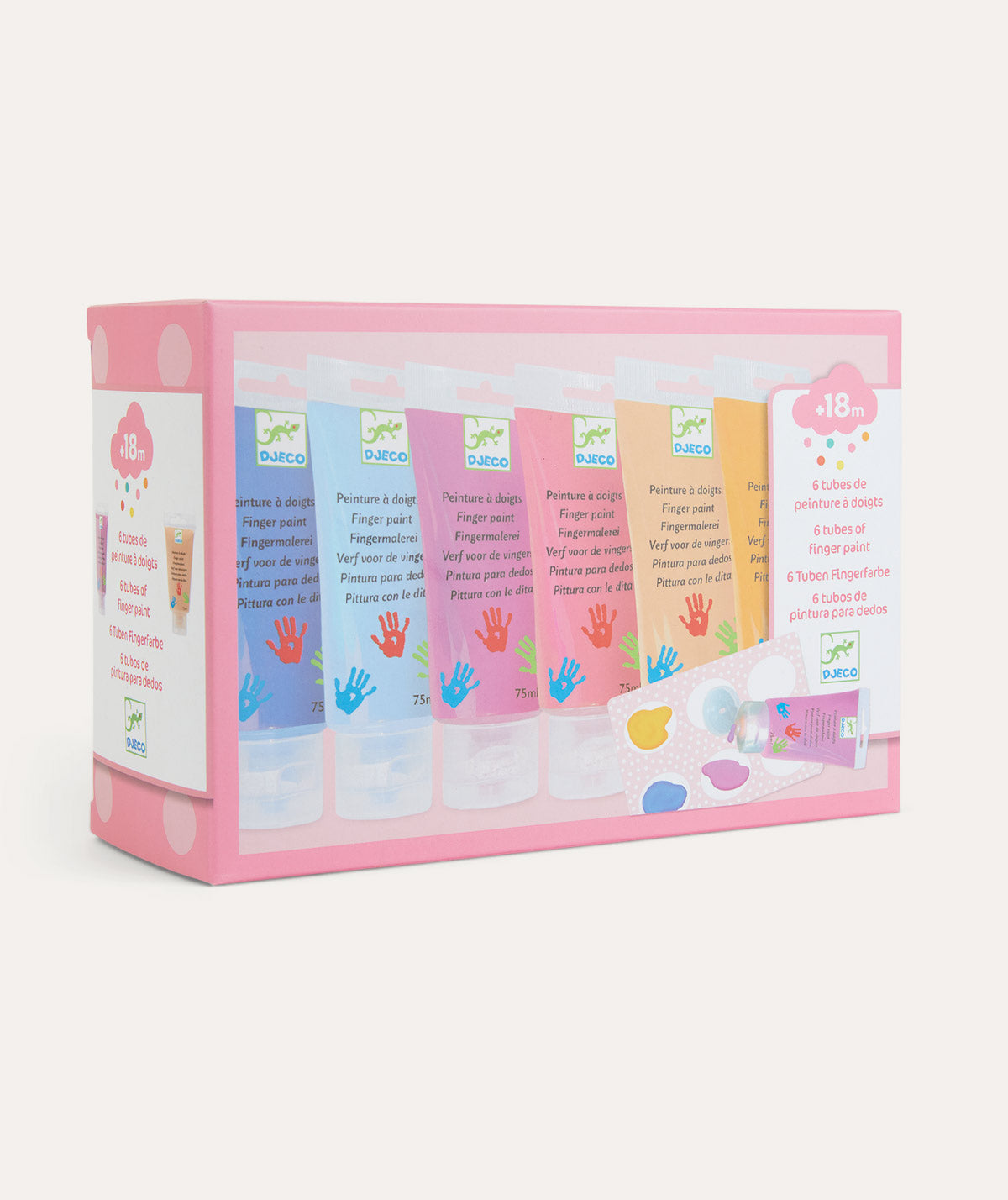 Djeco 6 Finger Paint Tubes Sweet