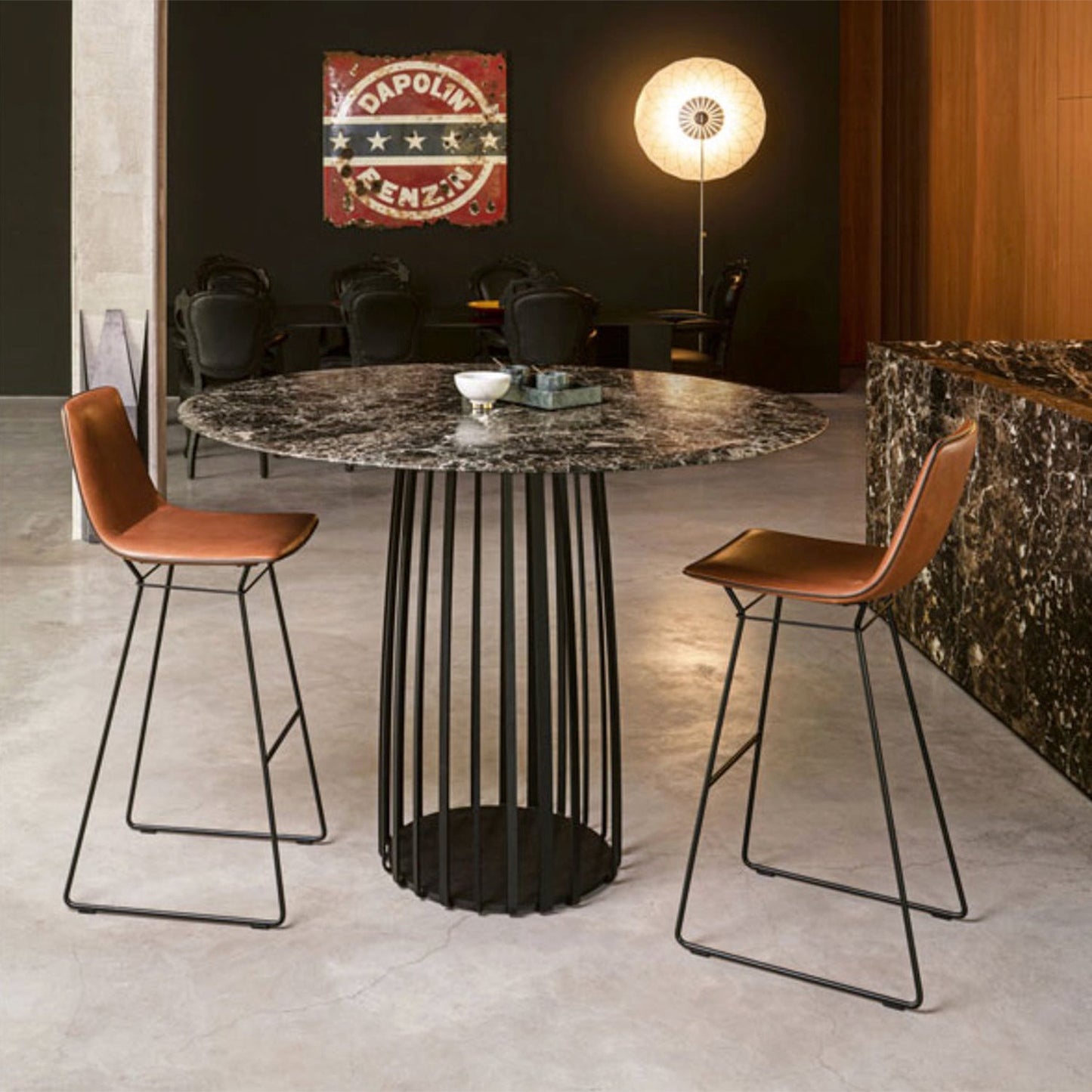 janua | bc 07 basket table high | white smoked oak