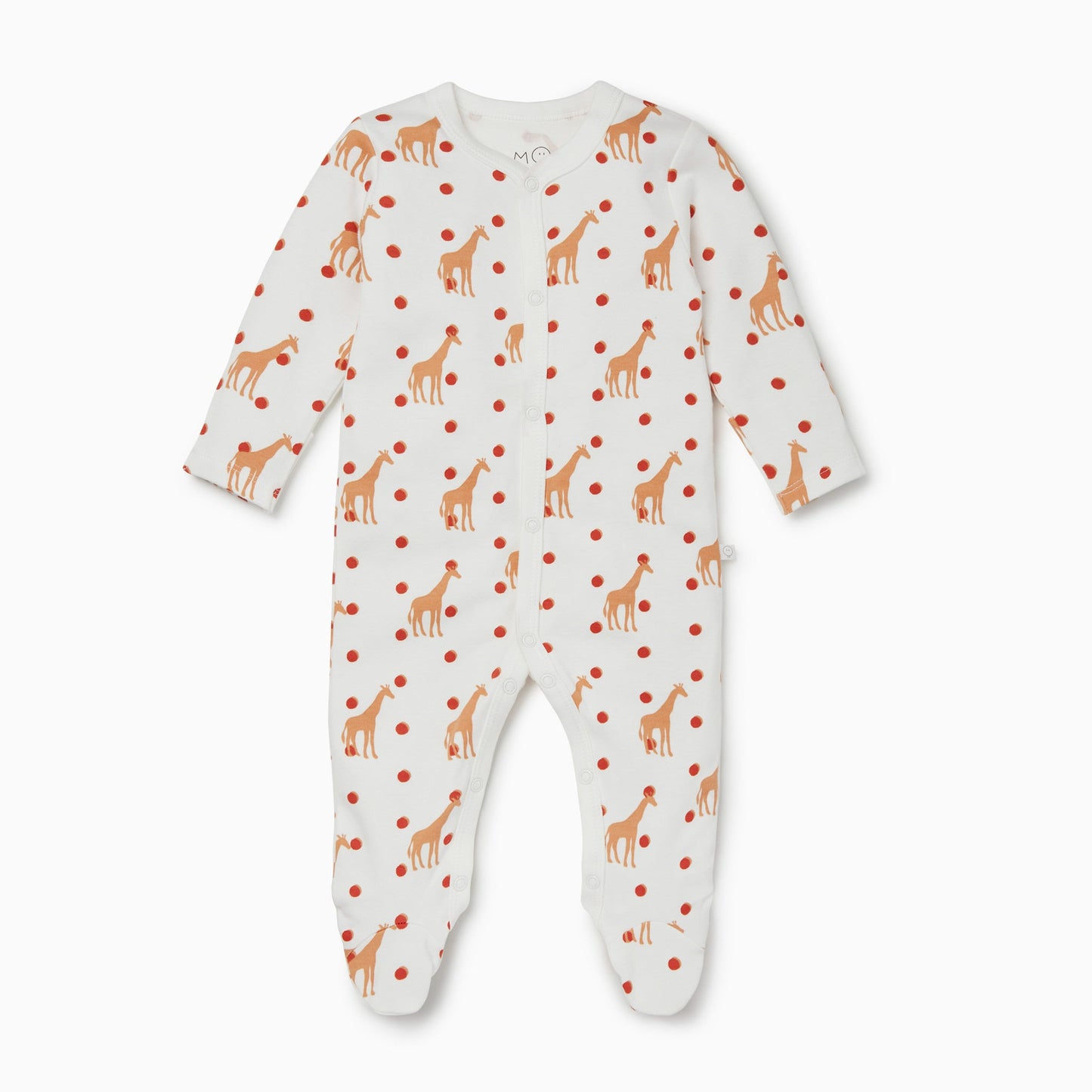 Giraffe Front Opening Sleepsuit Twin Set