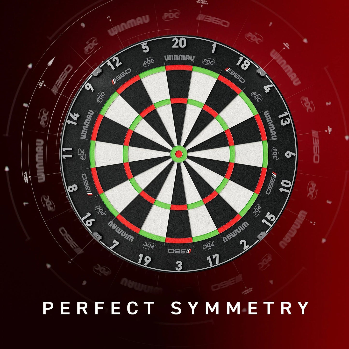 WINMAU - Blade 360 TRIPLE CORE Dartboard PDC - 2026