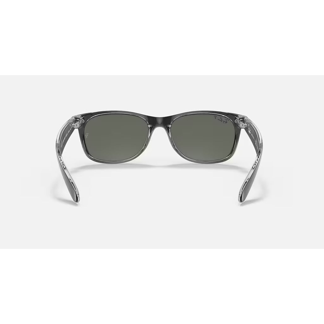 RAYBAN - NEW WAYFARER | Black on Transparent w/ Green Polarized