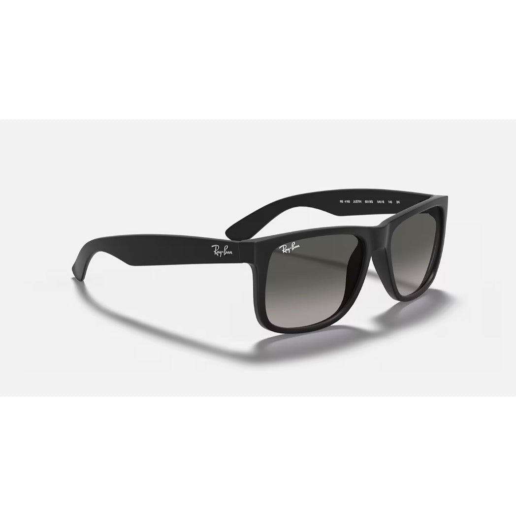 RAYBAN - JUSTIN | Black Rubber w/ Grey Gradient