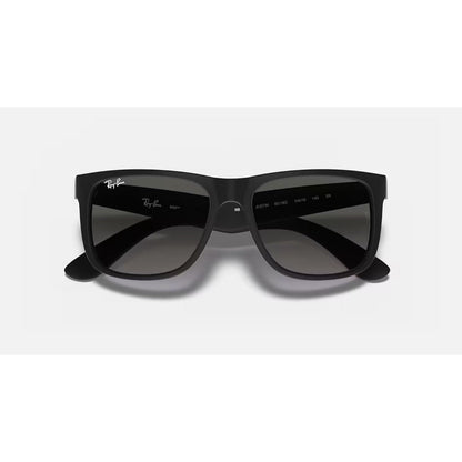 RAYBAN - JUSTIN | Black Rubber w/ Grey Gradient