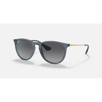 RAYBAN - ERIKA | Polished Transparent Blue w/ Grey