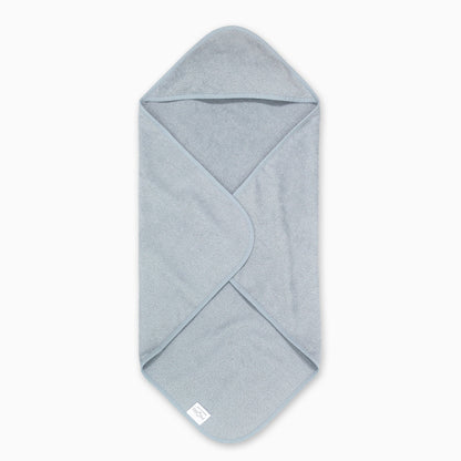 Baby Hooded Bath Towel - White & Grey
