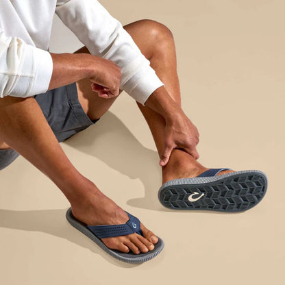 OLUKAI - ULELE (MENS) | BLUE DEPTH CHARCOAL