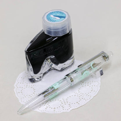 BUNGUBOX Original Fountain Pen - Cinderella's Slipper - Mint Green & Silver
