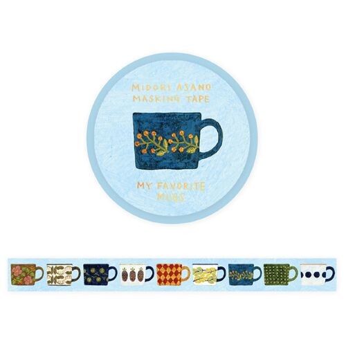 Cozyca - Midori Asano Foil Stamping Washi Tape