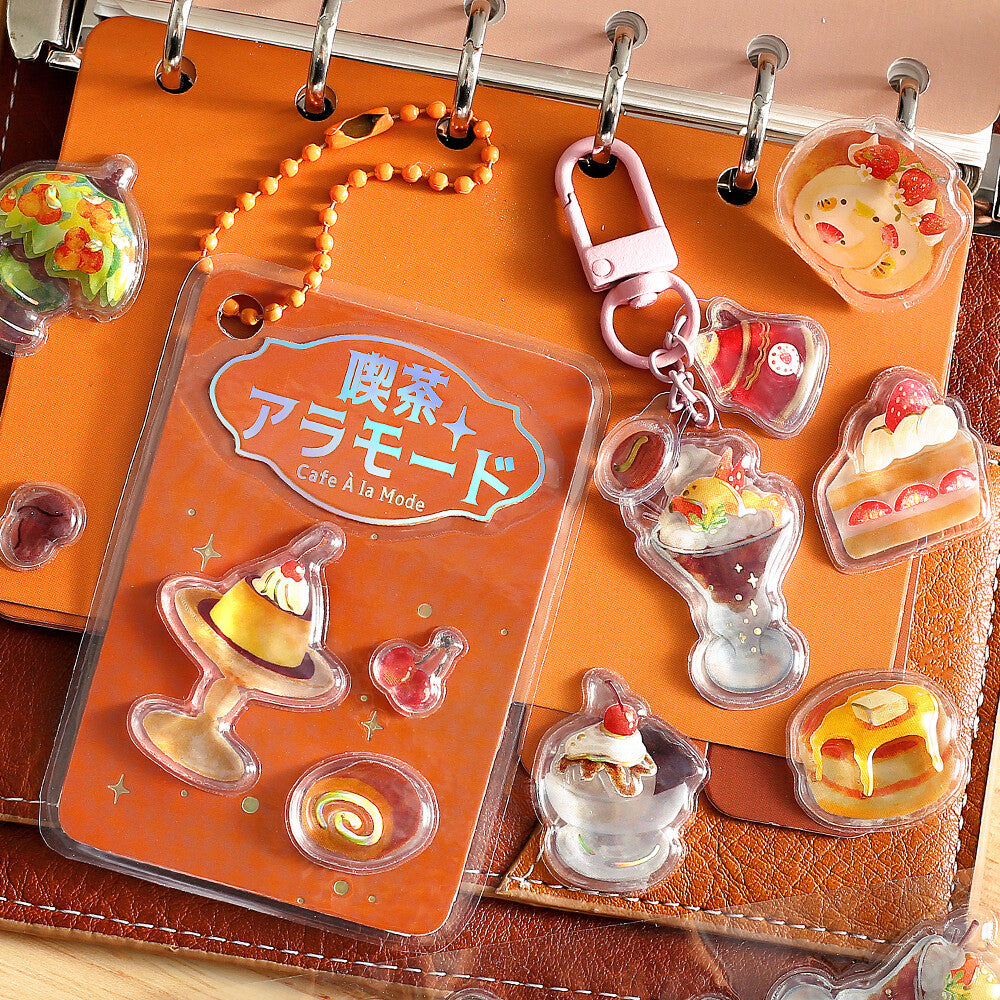 BGM 3D Sticker Sheet - Kyururun - Cafe a la Mode - Brulee
