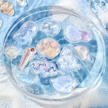 BGM 3D Sticker Sheet - Kyururun - Sea Creatures