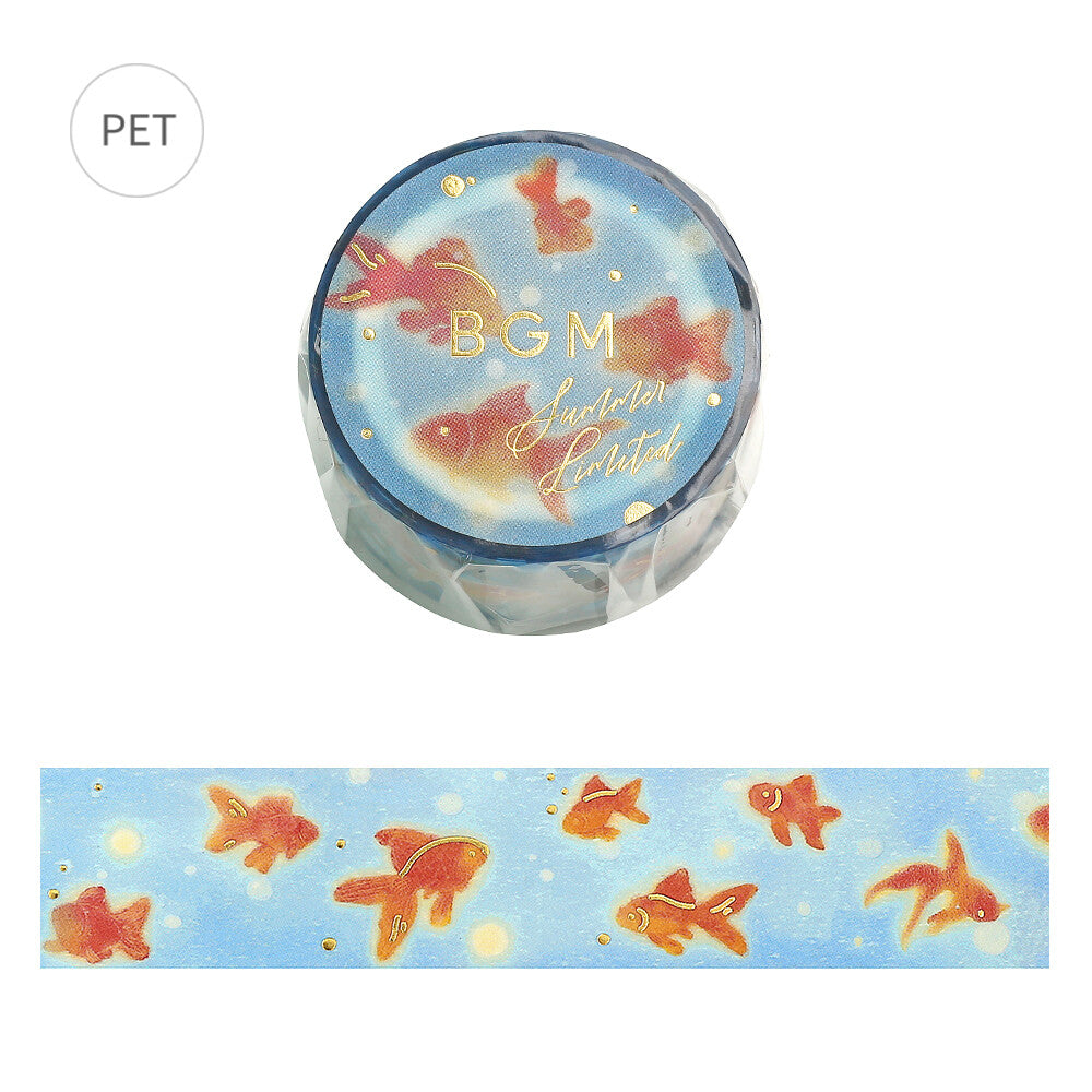 BGM Clear Tape - Foil Stamping - 2026 Summer Limited - Shimmering Goldfish