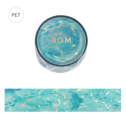 BGM Clear Tape - Foil Stamping - 2026 Summer Limited - Wave Shadows