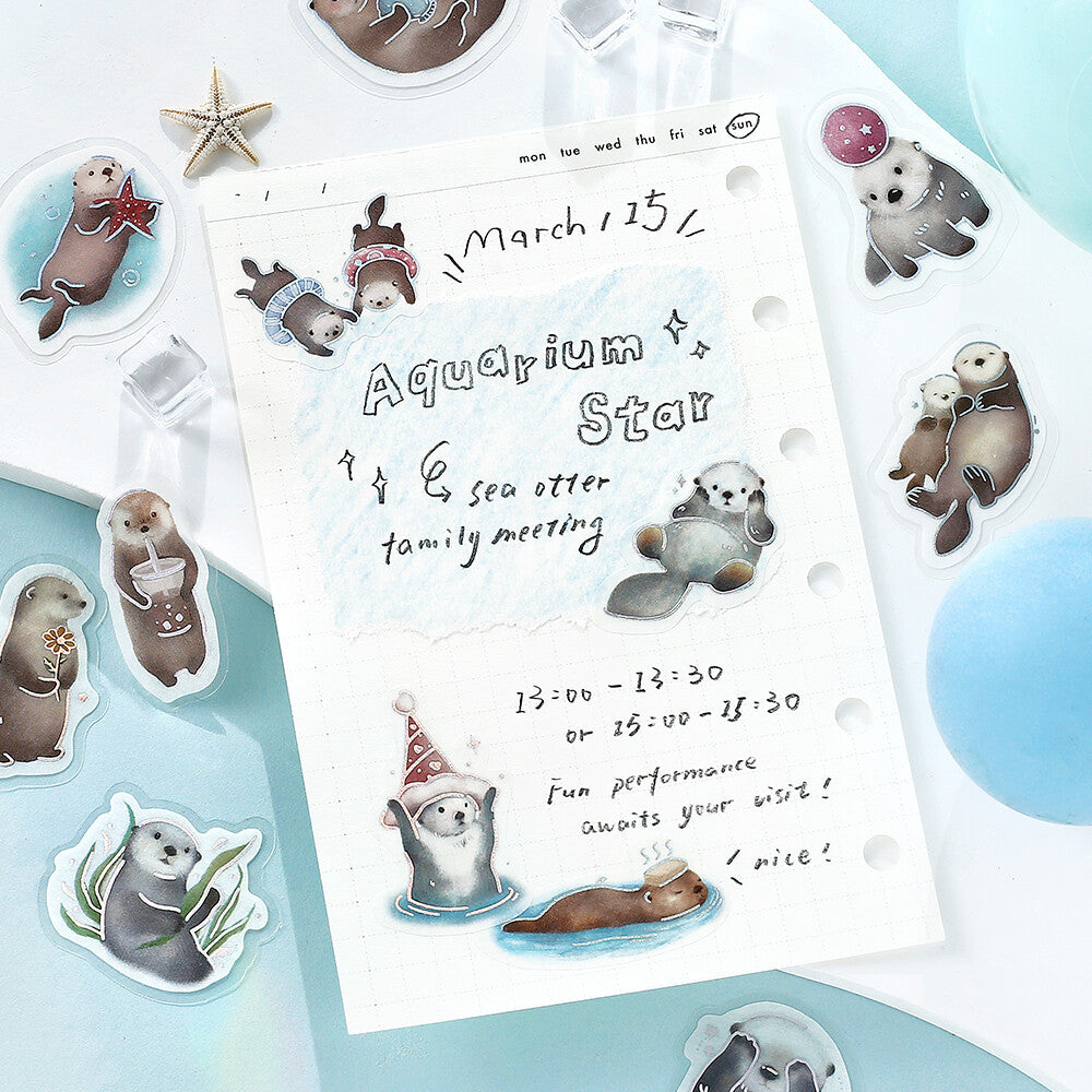 BGM Flake Sticker - IPPAI - Full of Otters