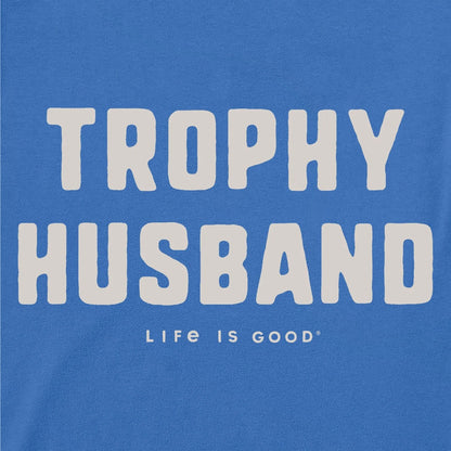 LIFE IS GOOD - MENS CRUSHER TEE | Trophy Husband Athletic Blue