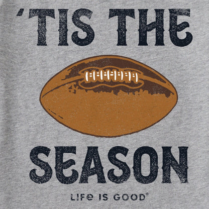 LIFE IS GOOD - MENS CRUSHER TEE | Football Heather Grey