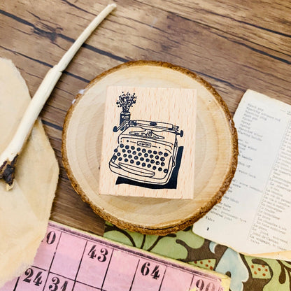 Deer Forest - 櫥窗裡的打字機/Typewriter Stamp