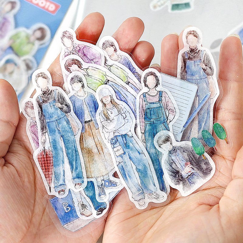 BGM Deco Sticker - Coordinate Seal - OOTD - Love Denim