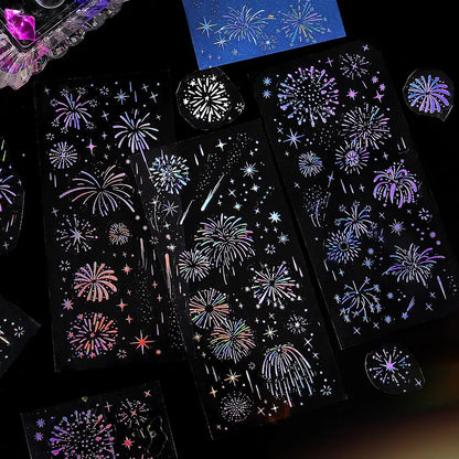 BGM - Foil Stamping Iride Sticker Sheets Vol.2 - Fireworks