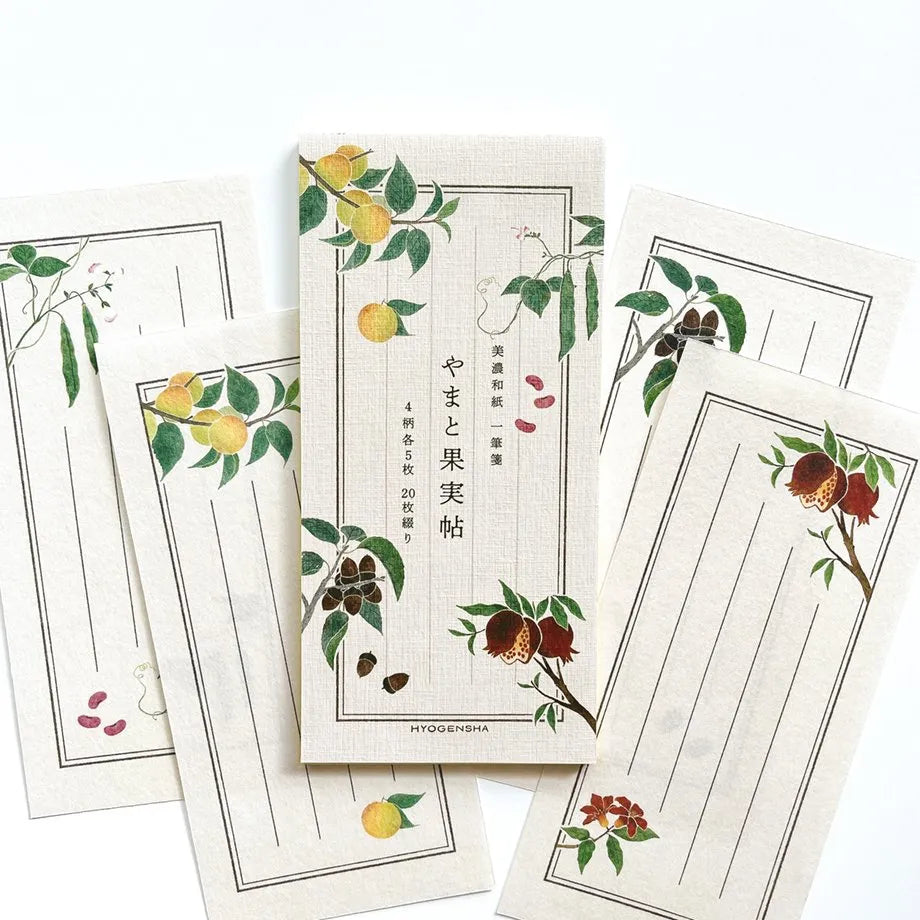 Cozyca - Shikanone - Notepad - Yamato Fruits Book - Vertical Ruled