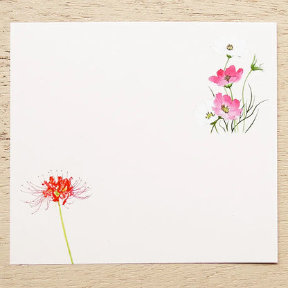 Cozyca - Yasuo Toyama Memo Pad - Flowers of the Season