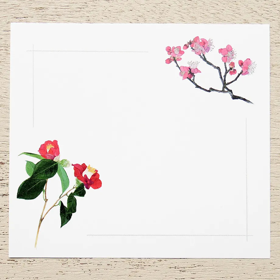 Cozyca - Yasuo Toyama Memo Pad - Flowers of the Season