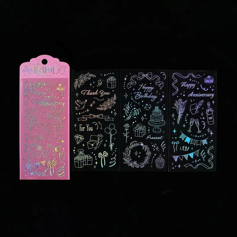 BGM - Foil Stamping Iride Sticker Sheets - Gift