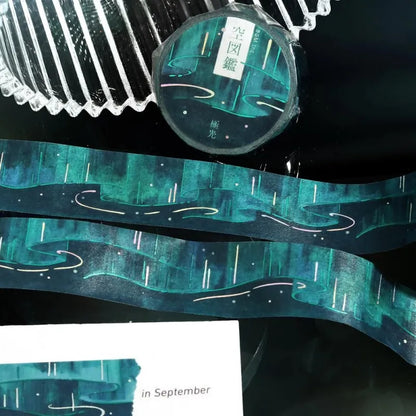 BGM Washi Tape - Foil Stamping - Sky Encyclopedia Vol. 2 - Aurora