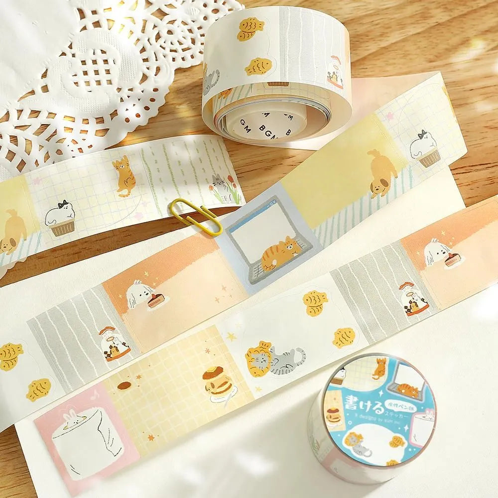 BGM Roll Sticker - Writable - Warm Weather