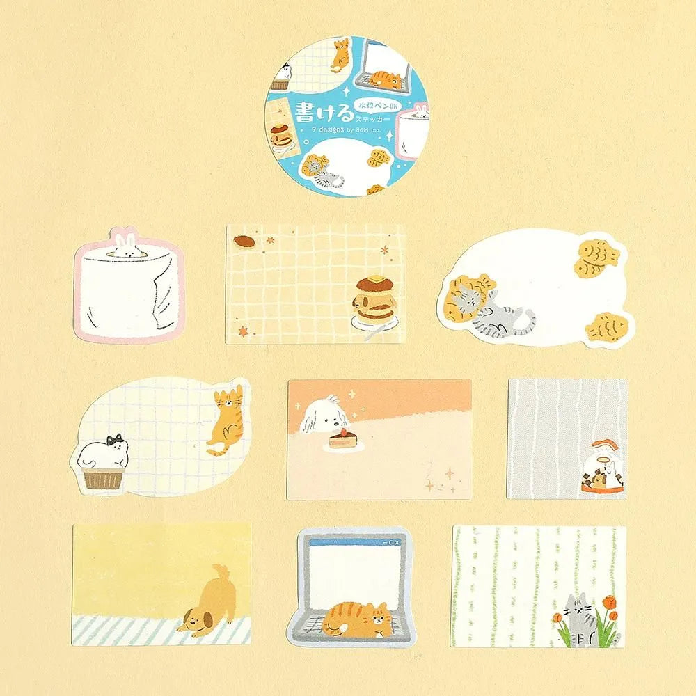 BGM Roll Sticker - Writable - Warm Weather