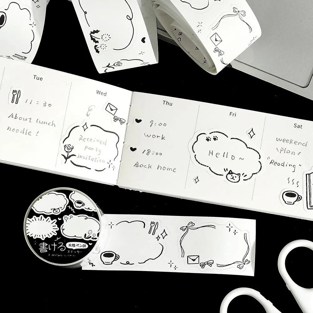 BGM Roll Sticker - Writable - Sketch