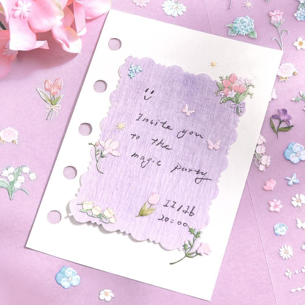 BGM Sticker Sheet - Icing Stickers - Fluffy Bouquet