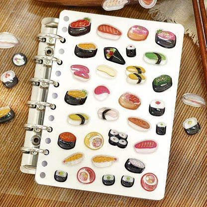 BGM 3D Sticker Sheet - Kyururun - Sushi (Coming Soon)