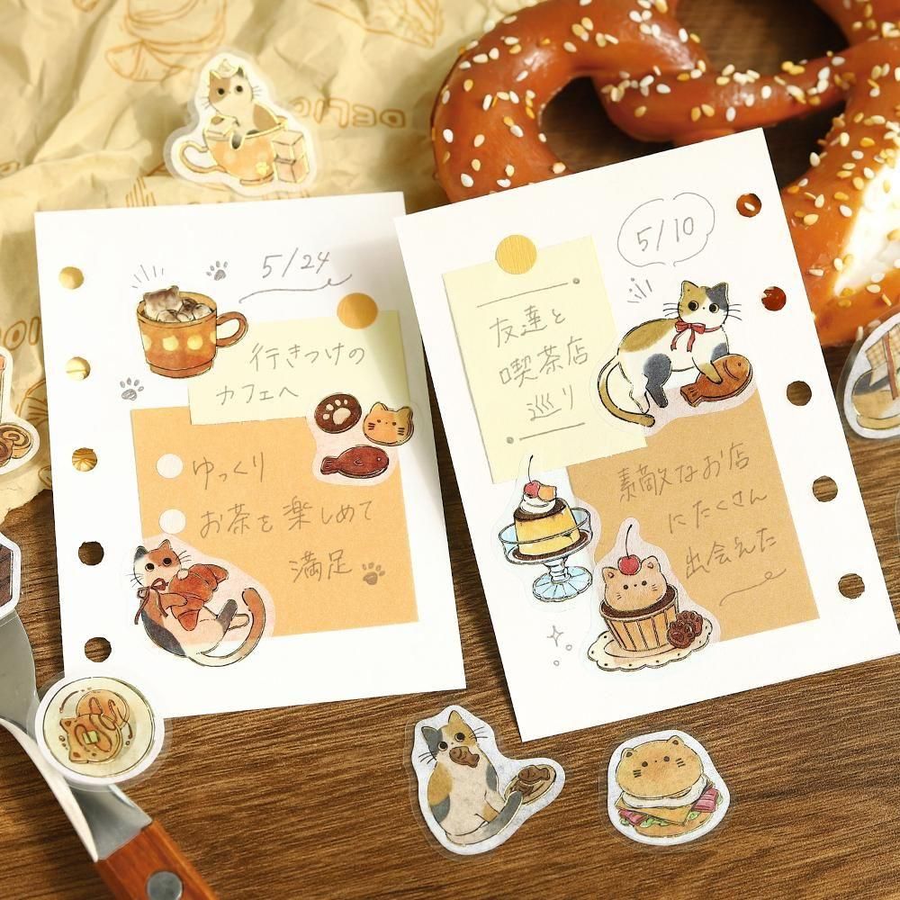 BGM Flake Sticker - Foil Stamping - Welcome, Meow!
